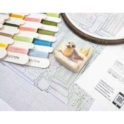 Cross stitch kit "Beach Bliss" 24 x 19cm SLETIL9985