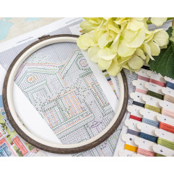 Cross stitch kit "Beach Bliss" 24 x 19cm SLETIL9985