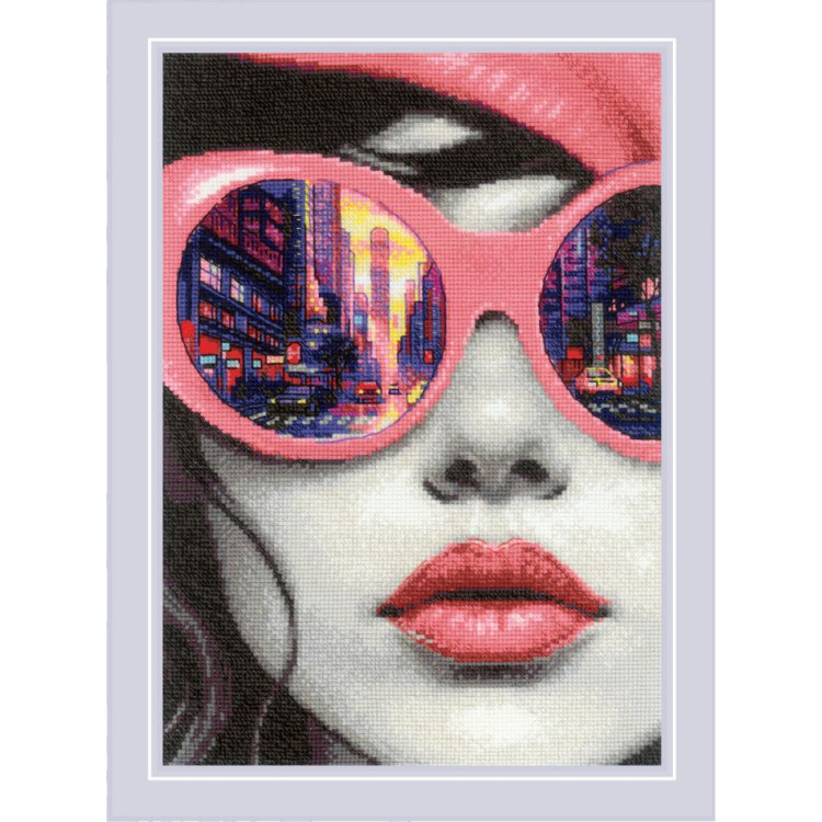 Cross Stitch Kit "Big City Rhythm" 21x30 cm SR2331