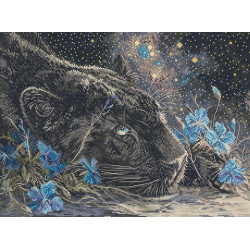 Cross stitch kit "Starry Dreams" 37 x 27cm SLETIL9984