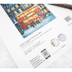 Cross stitch kit "London Christmas" 19 x 27 cm SLETIL9982