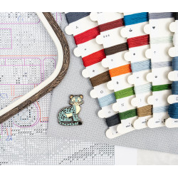 Cross stitch kit "London Christmas" 19 x 27 cm SLETIL9982