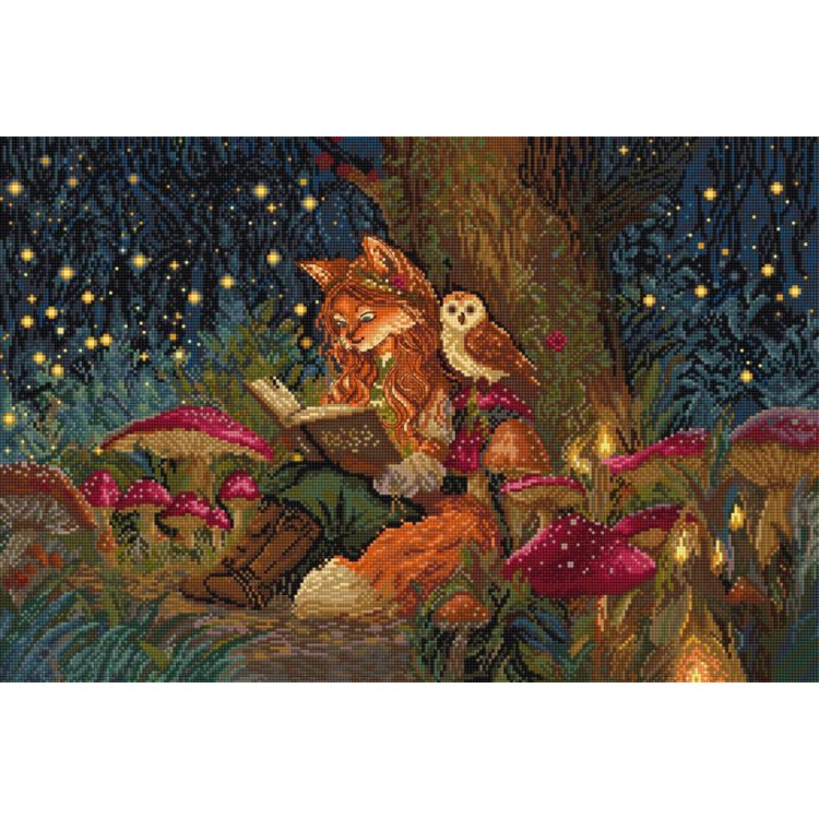 Cross stitch kit "Enchanted Grove" 43 x 29 cm SLETIL9979