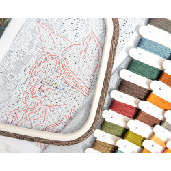 Cross stitch kit "Enchanted Grove" 43 x 29 cm SLETIL9979