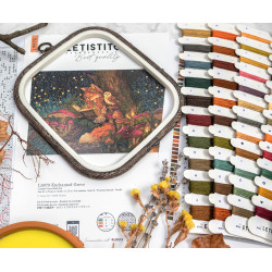 Cross stitch kit "Enchanted Grove" 43 x 29 cm SLETIL9979