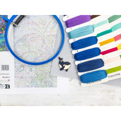 Cross stitch kit "Celestial Isles" 43 x 31 cm SLETIL9978