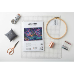 Cross stitch kit "Celestial Isles" 43 x 31 cm SLETIL9978