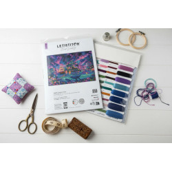 Cross stitch kit "Celestial Isles" 43 x 31 cm SLETIL9978