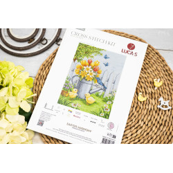 Cross Stitch Kit "Easter Harmony" 24 x 32 cm SBU5106