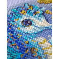 Cross Stitch Kit "Baby Sea Horse" 15x15 cm SRA1038