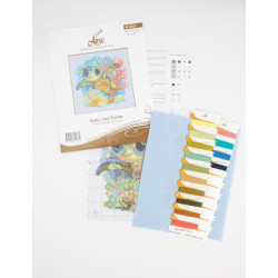 Cross Stitch Kit "Baby Sea Turtle" 15x15 SRA1037