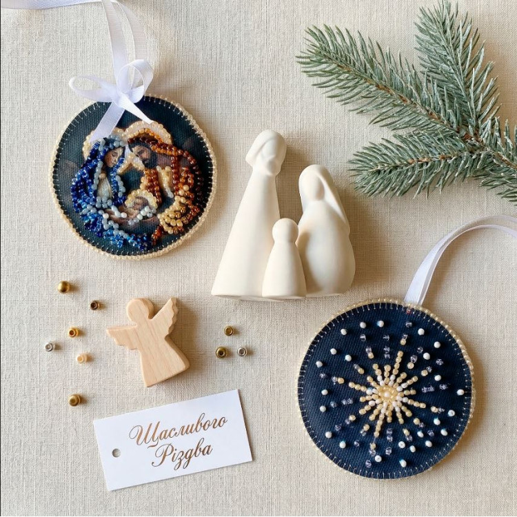 Decoration kit "Holy night" 13.2х6.6 cm AABT-066