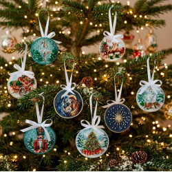 Decoration kit "Sleigh of Santa" 13.2х6.6 cm AABT-064