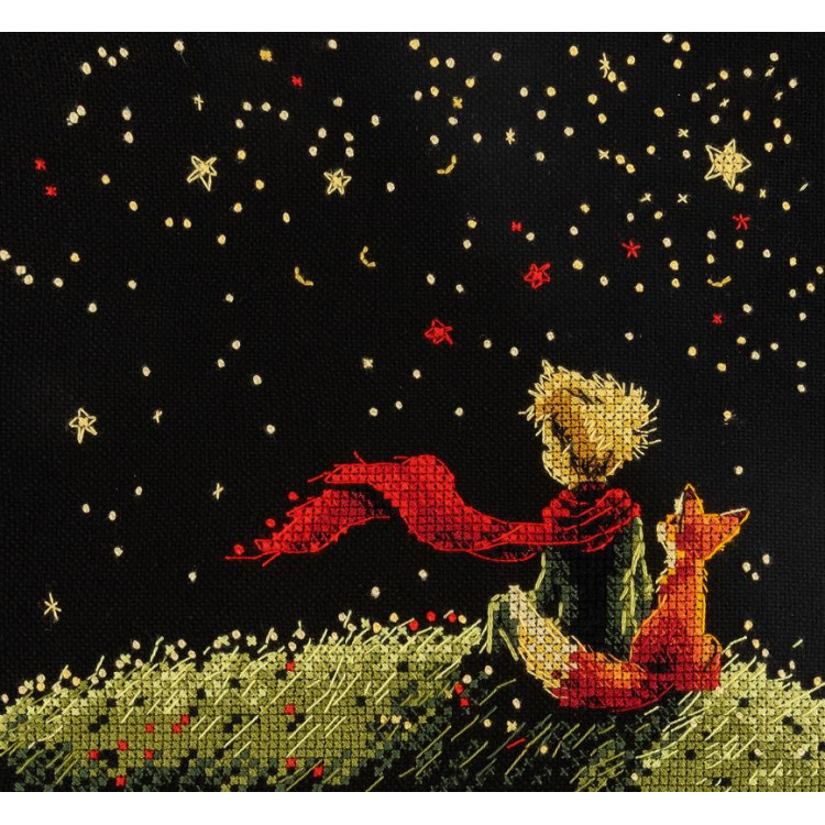 Cross stitch kit PANNA "Dreams of the Stars" 17.5 x 17.5 cm PVS-7555