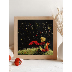 Cross stitch kit PANNA "Dreams of the Stars" 17.5 x 17.5 cm PVS-7555