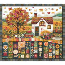 Cross stitch kit "Autumn patterns" 32 х 27 cm SANO-36