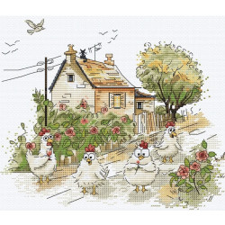Cross stitch kit "Is it really summer?" 25,5 х 21,5 cm SANN-41
