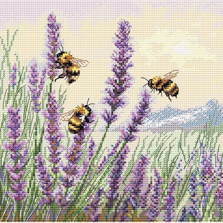 Cross stitch kit "Summer song" 18,5 х 18,5 cm SANL-27