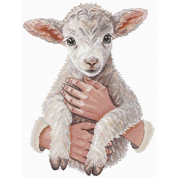 Cross stitch kit "Soul in arms" 18 х 23,5 cm SAND-49