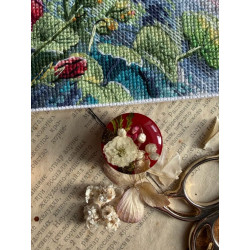 Набор для вышивки крестом "Утренний трамвай" 24,5 х 27 см SANU-11