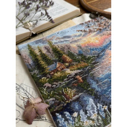 Cross stitch kit "Quiet shore" 19 х 18,5 cm SANT-21