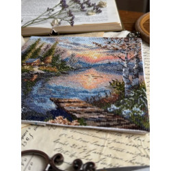 Cross stitch kit "Quiet shore" 19 х 18,5 cm SANT-21