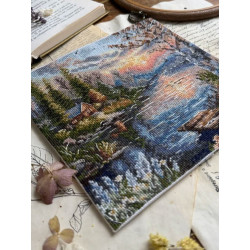 Cross stitch kit "Quiet shore" 19 х 18,5 cm SANT-21