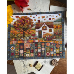Cross stitch kit "Autumn patterns" 32 х 27 cm SANO-36