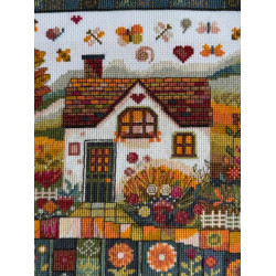 Cross stitch kit "Autumn patterns" 32 х 27 cm SANO-36