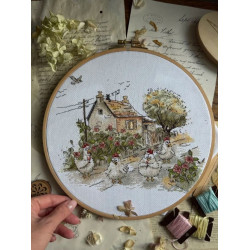 Cross stitch kit "Is it really summer?" 25,5 х 21,5 cm SANN-41