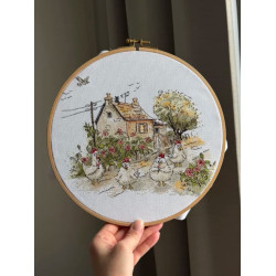 Cross stitch kit "Is it really summer?" 25,5 х 21,5 cm SANN-41