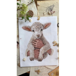 Cross stitch kit "Soul in arms" 18 х 23,5 cm SAND-49