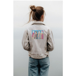 Cross stitch kit PANNA "Stylish pigeons" 23 x 17.5 cm PNK-7550