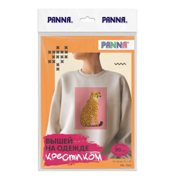 Cross stitch kit PANNA "Cheetah" 19 x 25 cm PNK-7542