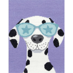 Cross stitch kit PANNA "Dalmatian" 19 x 25 cm PNK-7541