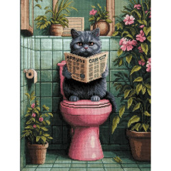 Cross stitch kit PANNA "Do not disturb" 22 x 30 cm PJ-7546