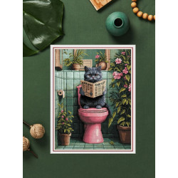 Cross stitch kit PANNA "Do not disturb" 22 x 30 cm PJ-7546