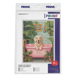 Cross stitch kit PANNA "Water treatments" 22 x 29.5 cm PJ-7545