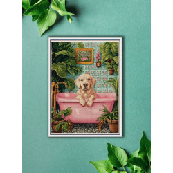 Cross stitch kit PANNA "Water treatments" 22 x 29.5 cm PJ-7545