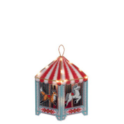 Cross stitch kit PANNA "Toy. Carousel" 16.5 x 19 x 16.5 cm PIG-7354