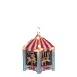 Cross stitch kit PANNA "Toy. Carousel" 16.5 x 19 x 16.5 cm PIG-7354