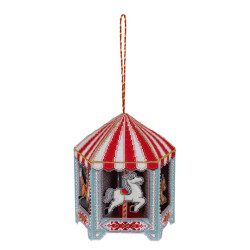 Cross stitch kit PANNA "Toy. Carousel" 16.5 x 19 x 16.5 cm PIG-7354