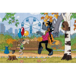 Cross stitch kit PANNA "Sworn friends" 32 x 21.5 cm PCMF-D-7532