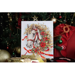 Cross stitch kit "Winter talisman" 25 x 29 cm S/MT031