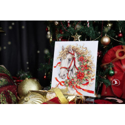 Cross stitch kit "Winter talisman" 25 x 29 cm S/MT031