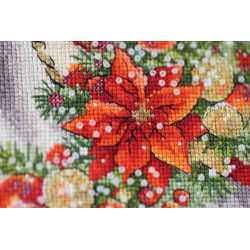 Cross stitch kit "Winter talisman" 25 x 29 cm S/MT031