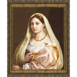 Cross stitch kit "Donna Velata" 37.5 x 46.5 cm S/MK121