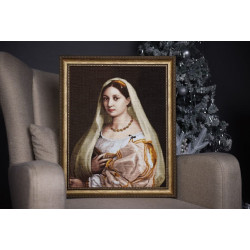 Cross stitch kit "Donna Velata" 37.5 x 46.5 cm S/MK121