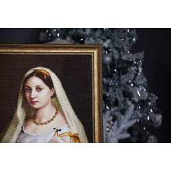 Cross stitch kit "Donna Velata" 37.5 x 46.5 cm S/MK121