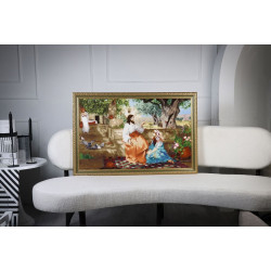 Cross stitch kit "Christ with Martha and Mary" 85 x 54 cm S/MK120